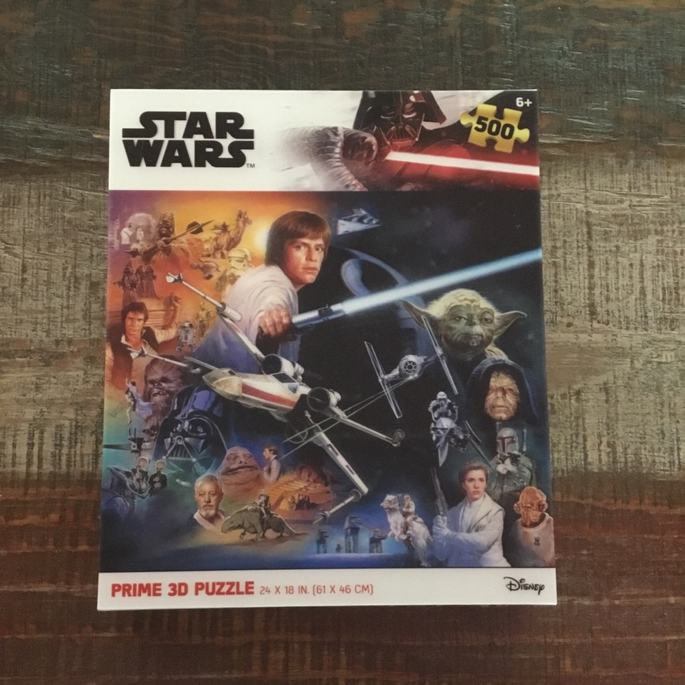 New Star Wars Prime 3D 500 Piece Puzzle 24” x 18”